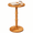 Natural, variant on Artmeer Round Side Table for Small Spaces Solid Wood Top Pedestal Accent End Table Nightstand Drink Stand for Living Room Bedroom Office Corner, Brown