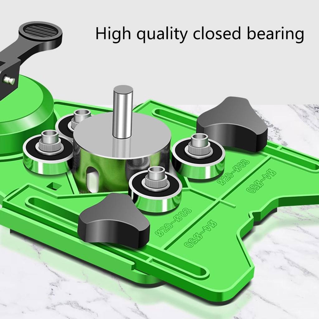 Large Ceramic Tile Hole Locator High Precision Adjustable Design for Home DIY and Professional Use 4-83mm Clamp Ranges