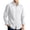 White_001, variant on Men's Cotton Linen Button Down Shirts Stylish Casual Long Sleeve Tshirts Spring and Autumn Regular Fit Beach T-Shirts Navy S