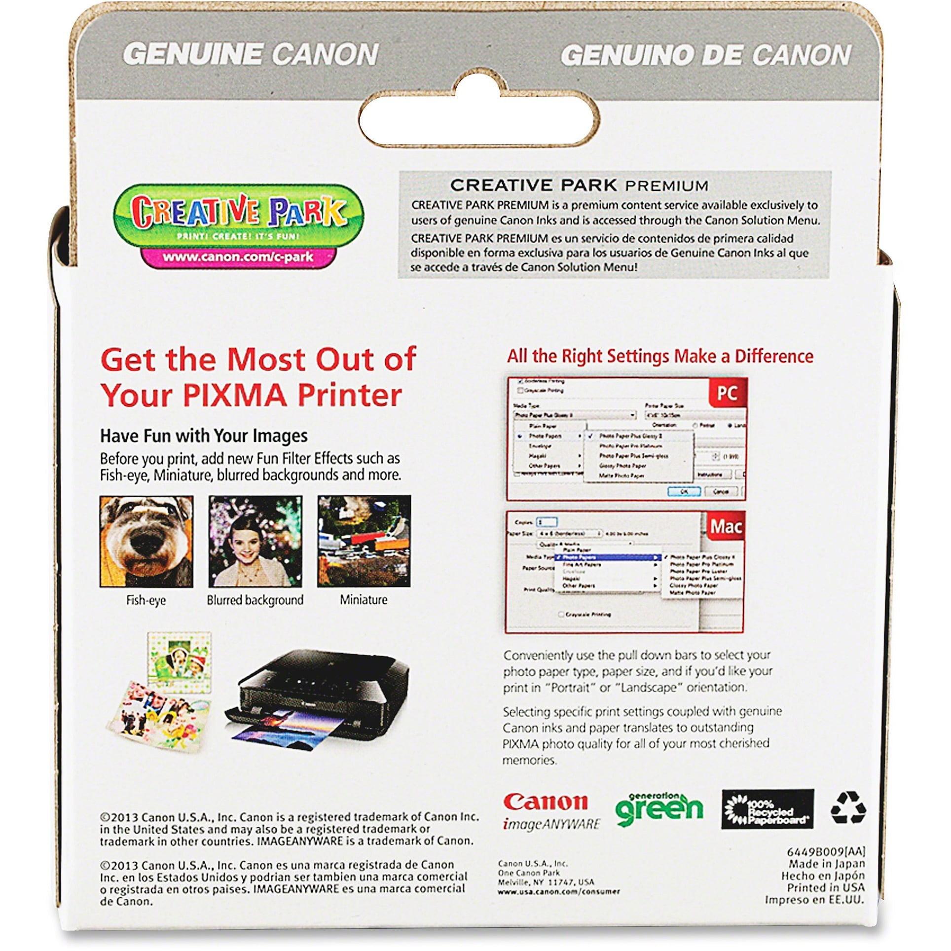 Canon CLI-251XL ChromaLife100+ High-Yield Ink, 3/PK, Cyan/Magenta/Yellow for PIXMA Printers - Walmart.com Canon CLI-251XL ChromaLife100+ High-Yield Ink, 3/PK, Cyan/Magenta/Yellow for PIXMA Printers - Walmart.com