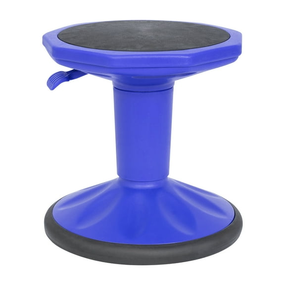 Flash Furniture Carter Adjustable Height Active Learning Stool for Classrooms, 14" - 18"H, Blue