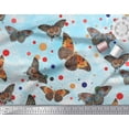 thumbnail image 3 of Soimoi Cotton Duck Fabric Dot & Butterfly Fabric Prints By Yard 42 Inch Wide, 3 of 3
