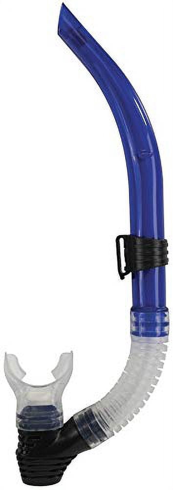 Genesis Via Dry Snorkel - Complete Dry Snorkeling Experience With Silicone Mouthpiece (Black)