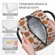 thumbnail image 3 of Balery Pinecone Autumn Pattern Bolsa de Almuerzo para Mujeres, Caja de Almuerzo, Bolsa de Almuerzo Pequeña Impermeable, Tote de Almuerzo Reutilizable con Gran Capacidad, 3 of 6