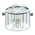 thumbnail image 1 of Juego de Sake de cristal Perfecl Jarra de Sake transparente para hogar y hotel, 1 of 8