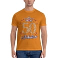 thumbnail image 5 of 50 And Fabulous Men'S Basic Short Sleeve T-Shirt Orange 5x-Large, 5 of 5