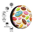 thumbnail image 4 of Kdxio Spare Tire Cover for RV Trailer, Waterproof Wheel Cover,Camper Spare Tire Cover Fit for Rv SUV Truck Travel Trailer 14 inch-Color Donut, 4 of 8