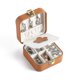 thumbnail image 1 of Mini estuche para joyas, caja para anillos, organizador portátil de almacenamiento con espejo, 1 of 4