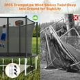 thumbnail image 3 of CITYLE Trampoline 10FT for Kids and Adults with Lights, 1000LBS Weight Capacity, Heavy Duty Outdoor Trampolines with Basketball Hoop and Enclosure Net for Backyard, Birthday Gift, 3 of 9