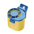 thumbnail image 4 of Ventilador con clip para la cintura, ventilador de bolsillo, ventilador de mesa recargable de 3 velocidades, ventilador portátil personal Azul amarillo, 4 of 7