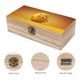 thumbnail image 3 of Papa Divertida Caja Organizadora de Madera Rústica - Caja Decorativa Multifuncional para Escritorio, Hogar, Oficina, Joyas y Manualidades, 3 of 6