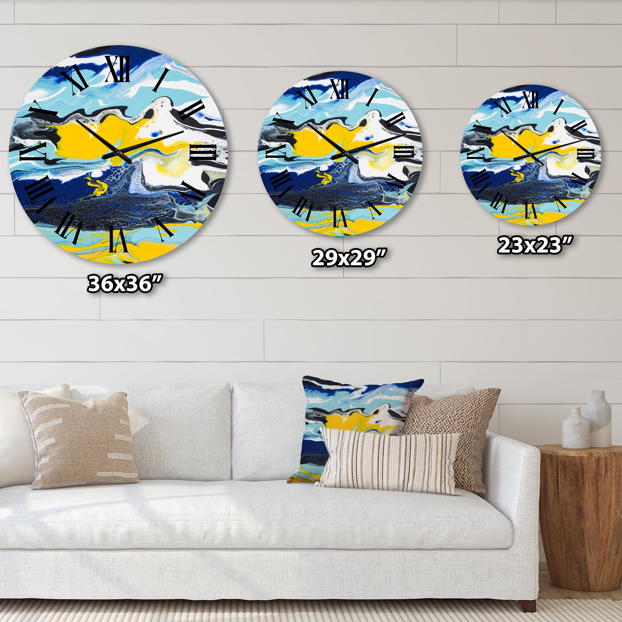 Designart 1 in Quartz Modern/Contemporary Wall Clock