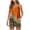 Orange, variant on Summer Dress Saving! ITSUN Womens Dresses V-Neck Camis Flowing Sleeveless Printed Pockets Pullover Leisure Dress Orange L