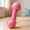 Rose red, variant on Zeiwohndc Interactively 2 Tennis Ball Dog Chew Toy On Rope with Comfortable Handle