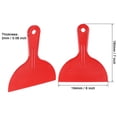 thumbnail image 2 of Unique Bargains Putty Scraper 6' ABS Plastic Spatula Drywall Patch Repair Spreader Wall Covering Smoother Red 2 Pcs, 2 of 5