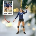 thumbnail image 2 of Personalized Name Volleyball Ornament, Gift for Volleyball Player, Sport Ornament 2025, Volleyball Christmas Ornament, Volleyball Team Gift, Volleyball Christmas Tree Ornament - 3567 (Style2), 2 of 4