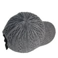 thumbnail image 3 of hotojiny Women's Knitted Hat Fall Winter Fashion Warm Brim Hat Casual Comfort Stretchy Soft Solid Color Hat, 3 of 5