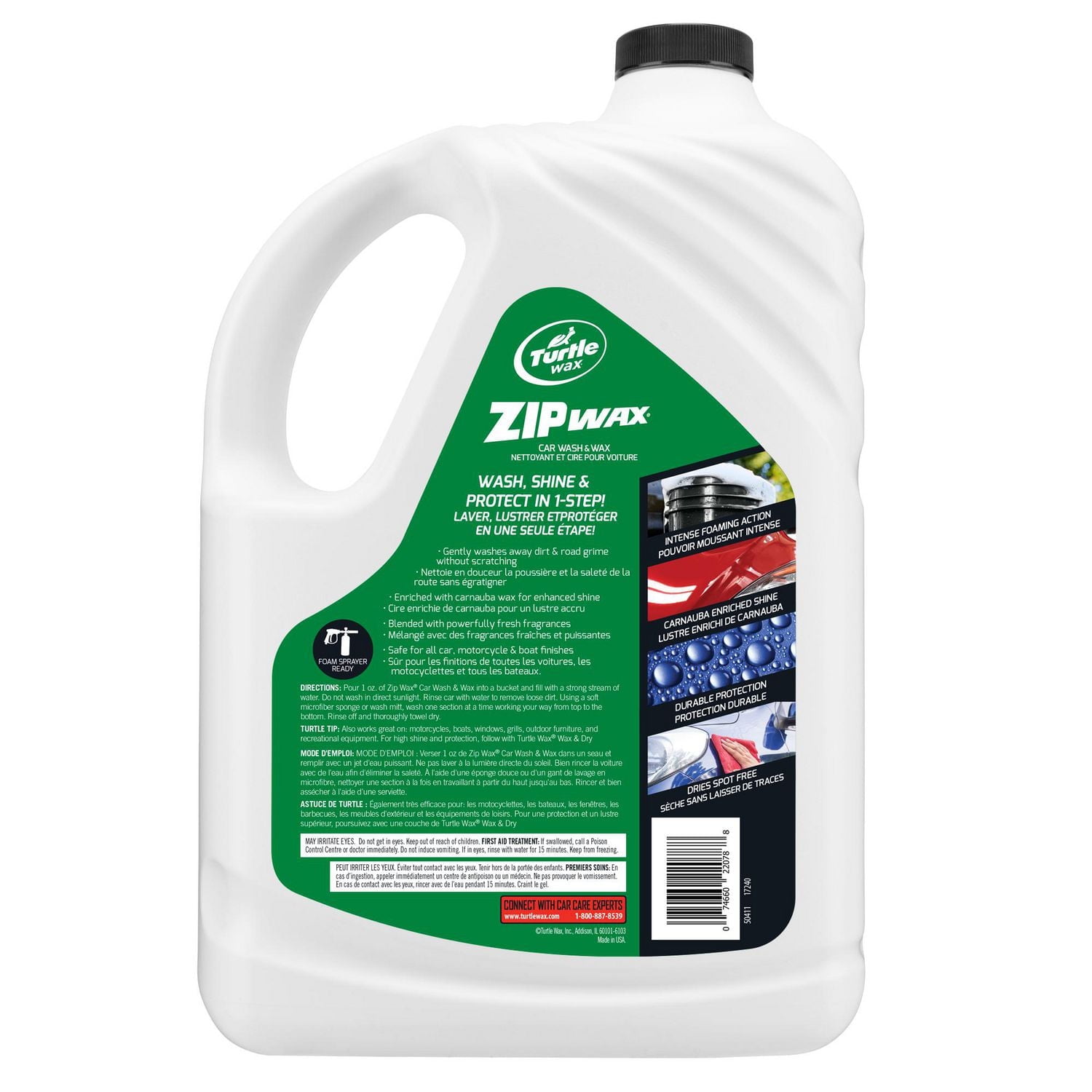 Turtle Wax Zip Wax - Car Wash & Wax, Zip Wash & Wax