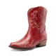 thumbnail image 1 of Botines Vaqueros DREAM PAIRS para Mujer Rojo Talla 8, 1 of 7