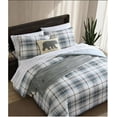 thumbnail image 4 of Eddie Bauer Alder Plaid Reversible 3 Piece Comforter Set, King Blue/Grey, 4 of 14