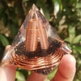 thumbnail image 2 of 6X PiráMide en Espiral de Grava de Cristal de 6 cm PiráMide Espiral en Espiral PiráMide Hecha A Mano Muebles para el Hogar Manualidades Alambre de Cobre en Espiral, 2 of 5