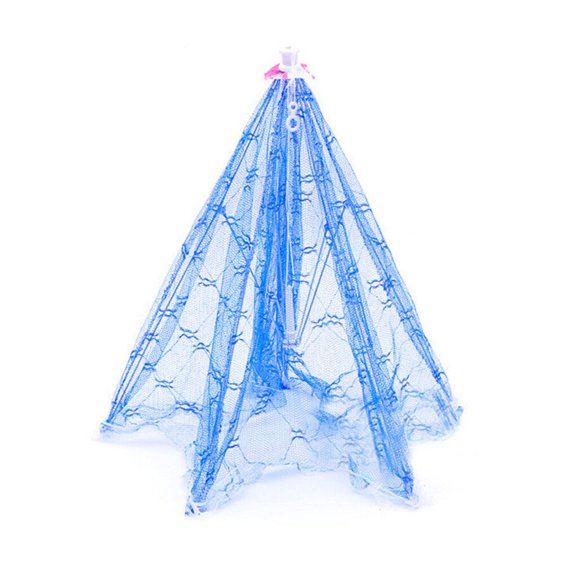 4pcs Foldable Umbrella Food Cover Mesh Screen Food Cover Tent Protector Umbrella Screens to Keep Bugs And Flies Away From Food at Picnics BBQ & More