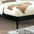 thumbnail image 5 of FOA Belkor 2-Piece Black Solid Wood Bedroom Set- King + Nightstand, 5 of 9