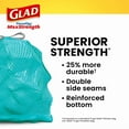 thumbnail image 6 of Glad Forceflex Maxstrength Tall Kitchen Drawstring Trash Bags, 13 Gallon, 20 Ct, 6 of 6