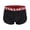 Black, variant on Mens See Through Shorts Swim Trunks Beach Surf Swimsuits