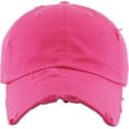 thumbnail image 3 of Ponytail Messy High Bun Adjustable Washed Cotton Baseball Cap, 3 of 9