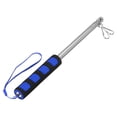 thumbnail image 1 of Unique Bargains Telescopic Handheld Flagpoles 1.6M Sponge Handle Pole w Clips 7 Sections Blue, 1 of 7