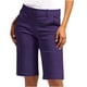 thumbnail image 2 of Mujeres Pantalones Cortos con Bolsillos Moda Verano Casual Sargamán Color Sólido Medio Pantalones Cortos, Poliéster Spandex, 2 of 9