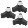 thumbnail image 5 of WHAMVOX 3pcs Useful Lawn Trimmer Handle With Triangular Plastic Grip Fits Most Garden Tools Secure Knob Bolt For Lawn And Garden Care, 5 of 7