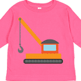 thumbnail image 4 of Inktastic Kids Construction Crane Boys or Girls Long Sleeve Toddler T-Shirt, 4 of 5