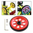 thumbnail image 4 of Bike para bicicleta plegable Soporte de carga trasera Wheel para rojo Cola bicicleta plegable ruedas fáciles, 4 of 8