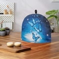 thumbnail image 4 of HELLHERO Insulation Teapot Cover Keep Warm Butterfly Pattern Dust Proof Teapot Dust Cover, 4 of 8