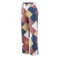 thumbnail image 4 of WILLBEST Jeans Mujer Pantalones Vaqueros Holgados de Mezclilla para Mujer Con Bolsillo Con Cremallera, Pantalones Casuales Estampados, Pantalones Elásticos Cómodos para Uso Diario Chica, 4 of 8