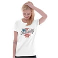 thumbnail image 3 of Pure Country Religious American Flag Womens Slim Fit Graphic Tee Brisco Brands X, 3 of 5