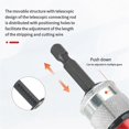 thumbnail image 4 of Electric Wire Stripper Knife Hexagonal Handle Electrical Wire, 4 of 5