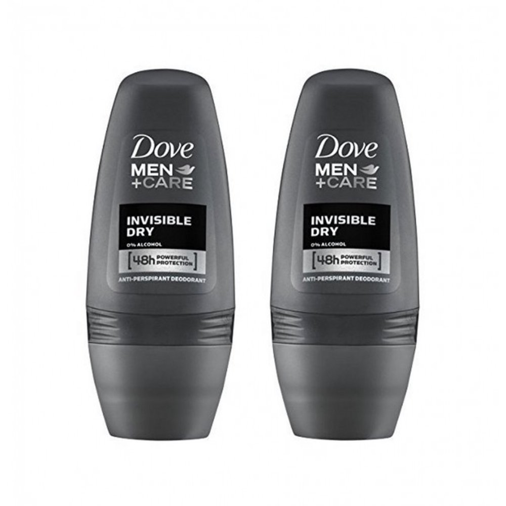 Dove Rollon Men Invisible Dry 50 Ml (Pack Of 2)