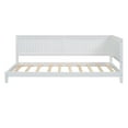 thumbnail image 4 of LiviNest Twin Daybed Sofa Bed: 2-in-1 Space Saver for Small Rooms - 400lb Capacity Mid-Century Modern Wood Frame - White Daybed for Apartments & Guest Rooms, 4 of 6
