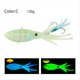 thumbnail image 2 of Señuelos de Calamar con Faldas Brillantes de 130 G A 150 mm, de Goma Suave, para Pesca con Faldas de Pulpo, para Curricán C, 2 of 5