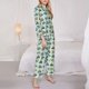 thumbnail image 3 of Balery Lighthouse Conjunto de Pijama con Estampado para Mujer, Conjunto de Dos Piezas con Manga Larga, Ropa de Dormir Suave con Bolsillos, Pijamas Cómodos-Large, 3 of 7