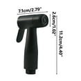 thumbnail image 2 of Tunhigl High Pressure Handheld Bidet Sprayer For Toilet Spray Guns, Black Stainless Steel Toilet Water Sprayer For Feminine, Cloth Diaper Cleaning, 2 of 4