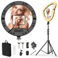 thumbnail image 1 of Ring Light Auriani de 18 pulgadas con soporte de trípode de 60 cm para iPhone, 1 of 8