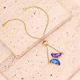 thumbnail image 1 of Enchanting Gold Chain Butterfly Bracelets Of Iridescent Wings, 1 of 5