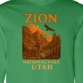 thumbnail image 4 of Inktastic Zion National Park Utah Vintage Landscape Art Long Sleeve T-Shirt, 4 of 5