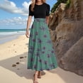 thumbnail image 1 of WILLBEST Vestidos Casuales para Mujer Verano Vestidos Largos Florales para Mujer Verano 2025 Boho Lazo Cinturón Patchwork Cintura Imperio Manga Corta Vestido Maxi Fluido Extra Grande, 1 of 3