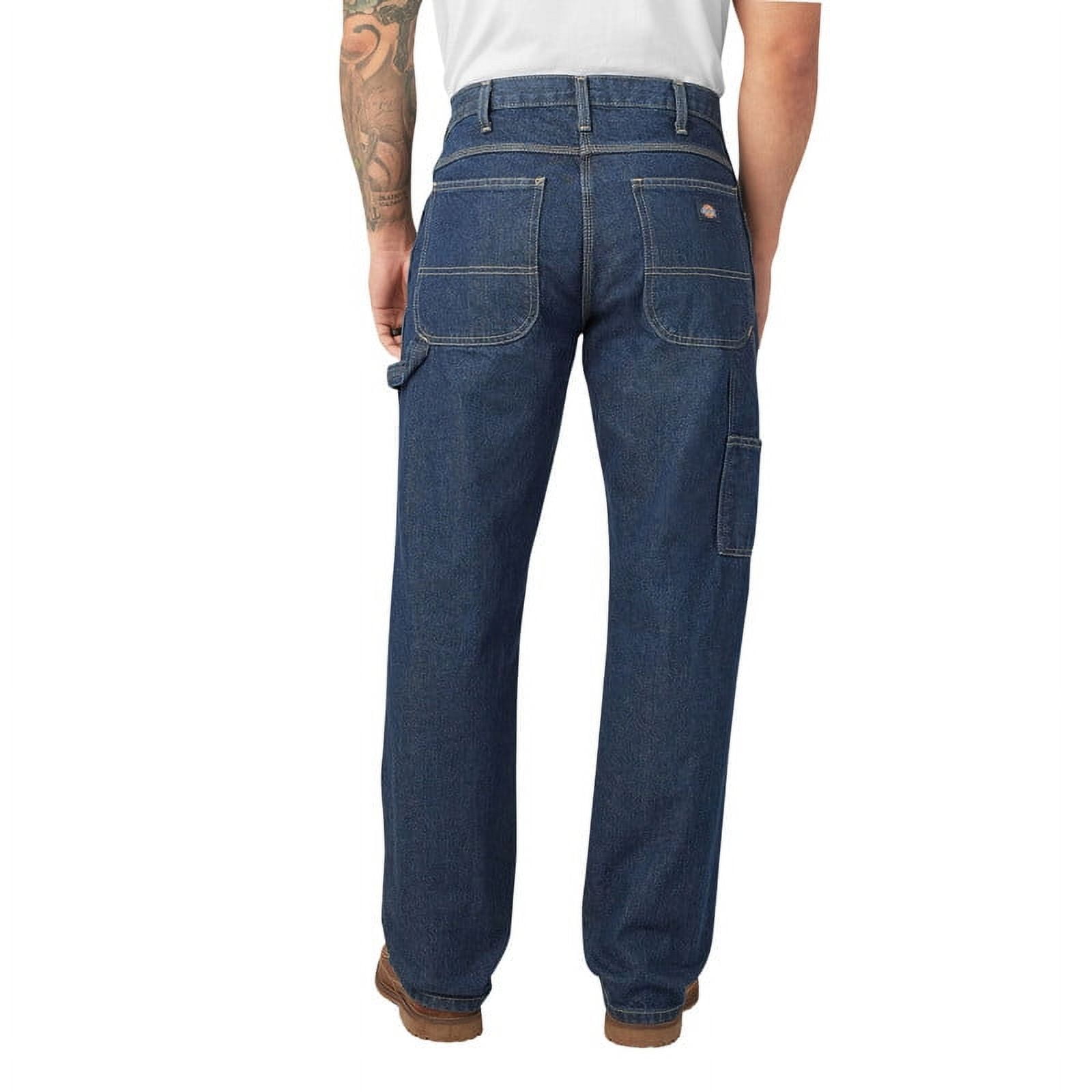 Dickies Men's Relaxed Fit Carpenter Jean in Durable Cotton