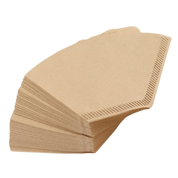 Filtros de Papel de Café, Filtros de Café de 100 Recuentos Sabor Suave Una Vez para La Cafetera de Goteo